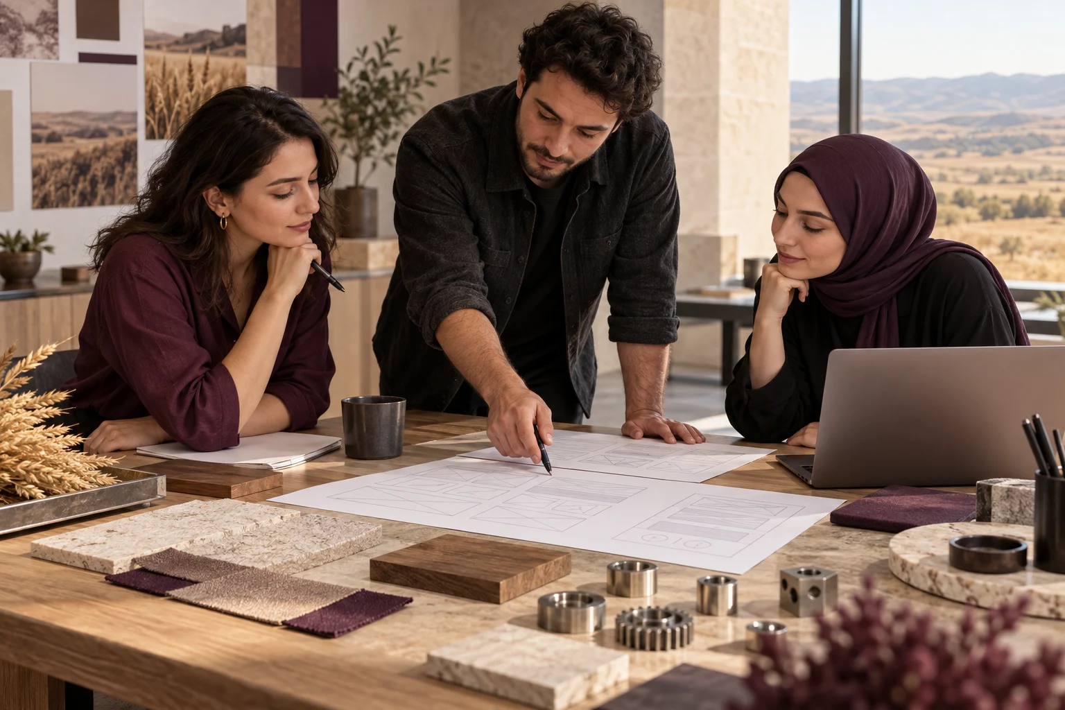 Yozgat web tasarım projesi için birlikte çalışan ekip